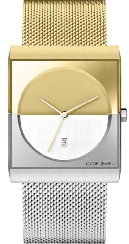 Jacob Jensen Herren-Armbanduhr Quarz Bicolor 516