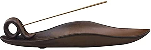 Keramik Räucherstäbchenhalter Boot - Aschefänger für Heimdekoration, Aromatherapie, Meditation und Yoga