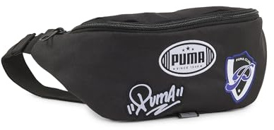 PUMA PUMA Patch Waist Bag, Unisex-Kinder Hüfttaschen, PUMA Black, OSFA - 090804