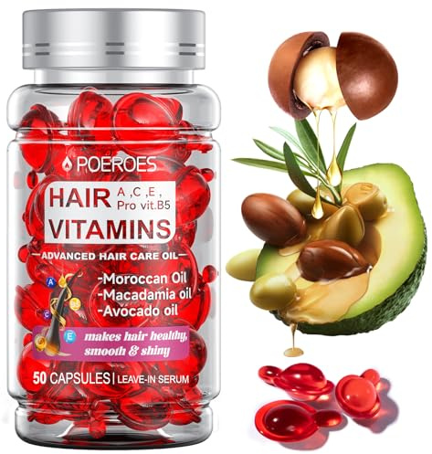 Hair Oil Hair Vitamins A C E Pro B5 Hair Treatment Serum 50 Capsules