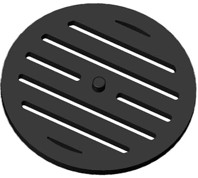 Kaminrost - Passend für Wamsler Kaminöfen inkl. Modellübersicht - Ascherost Kamin aus massivem Stahl - feuerfest & hitzebeständig - Kaminrost Feuerrost Kaminofen Rost [Ø 182x8 mm]