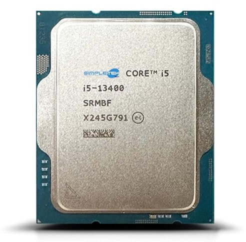 SIMPLETEK - Procesador CPU Core i5 13400 LGA 1700 LGA1700 10C/16T 4.60 GHz (sin disipador, sin caja)