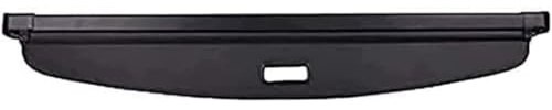 DTGTEX Auto-Kofferraumvorhang Kompatibel Mit für VW TOURAN First Generation 2003 2004 2005 2006 2007 2008 2009 Einziehbare Schwarz Laderaumabdeckung Kofferraum-Abdeckung Kofferraumschutz