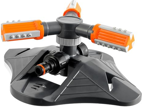 CDDCWZ Irrigatore per prato Irrigatore circolare a 360 gradi - Irrigatore da giardino da 3/4 di pollice - Irrigatore rotante -con attacco rapido per giardino,prato,irrigatore per prato per grandi aree