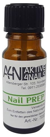 Aktive4Nails Nailprep / Déshydrateur pour le modelage des ongles – Bonder, Primer (Nailprep, 10 ml)