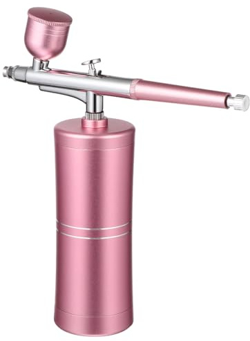 AKOOSY Tragbarer Kleiner Hand Airbrush Gesichtsbefeuchter mit Aluminium und Abs für Tägliche Anwendung und Reisen Leicht und Praktisch
