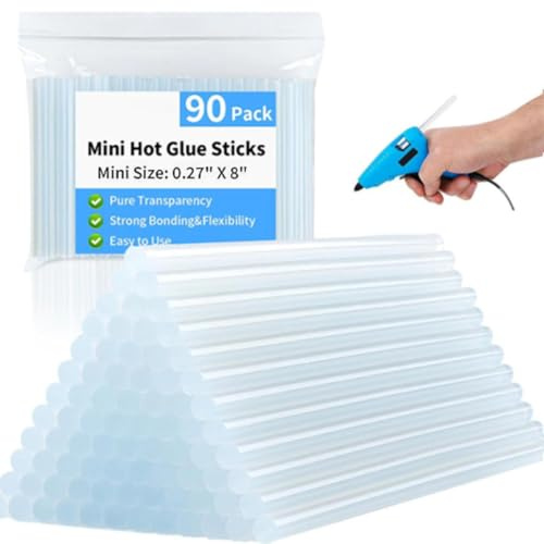 Heißklebestifte, Mini-Klebestifte, transparenter Bastelkleber