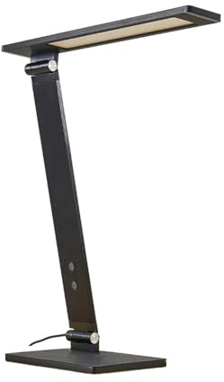 Lucande LED Tischlampe Salome dimmbar (Modern) in Schwarz aus Aluminium (1 flammig,) - Tischleuchte Schreibtischlampe Nachttischlampe Arbeitszimmerleuchte