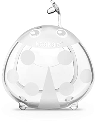 haakaa 75ML Milchauffangschalen, Silikon Auffangbehälter für Muttermilch, Auslaufsichere und Rutschfest, Gesund und Harmlos, 1 Stück