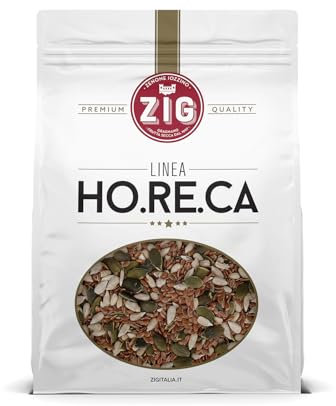 ZIG - HORECA - Misto semi Seeds mix - Semi di zucca, semi di girasole, semi di lino, semi di sesamo 1 Kg