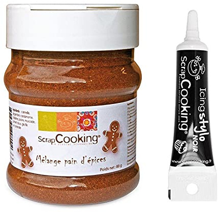 Mélange pour Pain d'épice + Stylo de glaçage noir