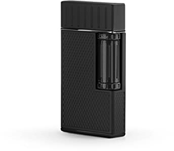 Colibri Julius feuerzeug mit Doppel Flamme | nachfüllbar | fur Zigarren und Zigaretten | Premium-Metallkonstruktion | Elegante Geschenkbox | Zwei Jahre Garantie | füllbar mit Butan, Nicht enthalten