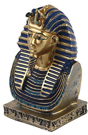 FOMIYES Ancient Egypt Figure Egyptian Pharaoh Statue Resin Egyptian King Tutankhamun Figurine Ancient Egypt Sculpture Figure Desktop Ornament for Home Office Table Decor Resin
