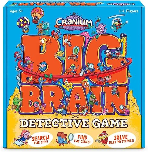 Funko Games Cranium Big Brain Game - Light Strategy Board Game for Children & Adults (Ages 10+) - 2-4 Players - Vinyl-Sammelfigur - Geschenkidee