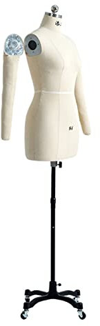 Kleiderpuppe Schneiderpuppe Nähpuppe Dame XL Mit Flexiblen Armen, Anheftbar Halbe Kleidform Mit Rädern Für Brautkleid/ Königin Kleidung Für Designer/ Schneiderin, Höhenverstellbar ( Size : Model 76 )