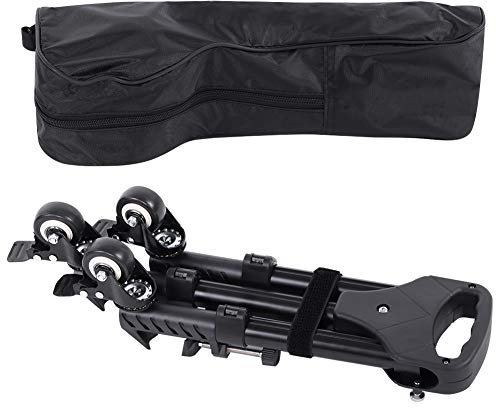 Trépied D'appareil Photo,Trépied, Trépied Portable Kingjoy VX-600 Trépied Pliable Dolly 3 Roues Support Poulie Base Appareil Photo Universel