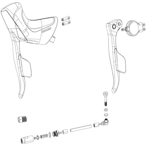 Sram Bremshebel-2039100302 Schwarz Einheitsgröße
