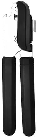 Abrelatas sin esfuerzo: rápido y sencillo for el hogar y el exterior, perfecto for viajes de campamento(Black)
