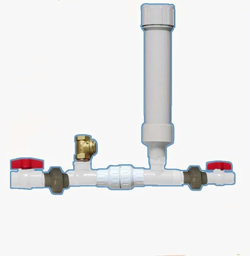 NANODUFEX Modern Black Hydraulic Ram Pump, No Power Required, Water Flow Use Only, Pump Water Without Fuel or Electricity (3/4(0.75))
