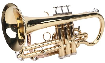 Set Tromba Sib, Trombe Principiante Studente Avanzato Con Scatola Per Tromba Panno Per Pulizia Tracolle Bocchino, Strumento Orchestrale Tromba D'oro Per Principianti