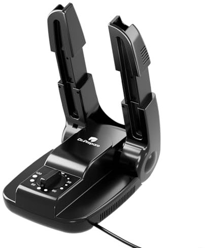 DR.PREPARE Boot Dryer Shoe Dryer, Glove Dryer & Boot Warmer with Heat Blower, Portable Adjustable Rack and Timer, Folding Design & Quick Drying for Shoes, Gloves, Hats, Socks, Ski Boots