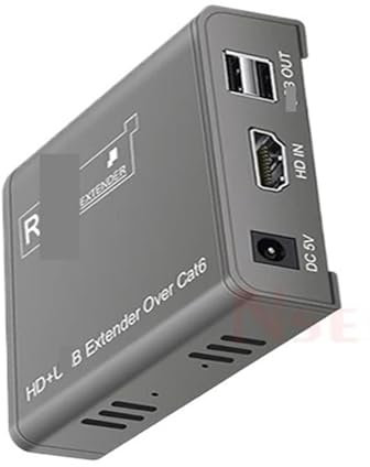 YUANFAHHH Extensor HDMI Extensor HDMI sobre Cat6 IP Ethernet Extensor de Red RJ45 60m LAN IP HDMI Extensor for PC portátil HDTV(One TX One RX,4)