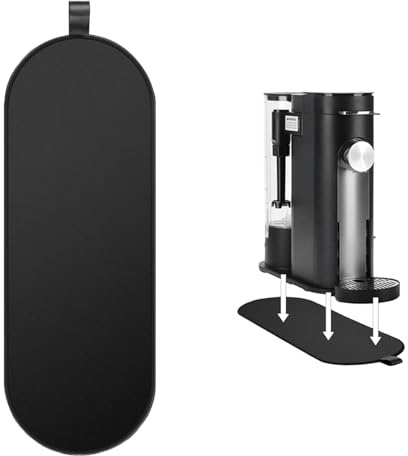 Base Anti-Scivolo per Macchine da Caffè Ninja PB051 & PB041 | Tappetino Proteggi-Piano con Anello Sospensione | Nero, Gomma, 42x15cm | Scorrimento Facile, Protezione Durevole & Risparmio Spazio