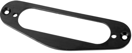 Gitarren Tonabnehmerrahmen Gb407a für St Style Single Coil Schwarz | Metallausführung, 1 Stück Pack, für E Gitarren mit Single Coil, Montagering für Luthiers und Gitarristen