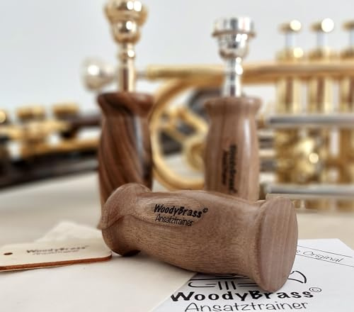 WoodyBrass© Ansatztrainer für Blechbläser (Trompete 11mm)
