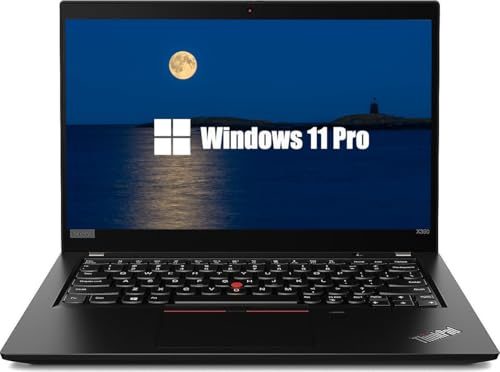 Lenovo Thinkpad X390 Business Laptop, 13.3-Inch FHD (1920 x 1080), Intel Core i5-8265U, 8GB RAM, 256GB SSD, US QWERTY Keyboard, Windows 11 Pro (Renewed)