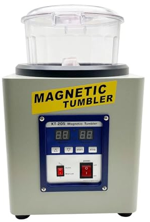 JHXHFJXZ Lucidatrice elettrica Magnetica for sbavatura e smussatura, rettifica, 2000 Giri/min, Strumenti for la creazione di Gioielli Fai da Te per lucidare Metalli, Giada