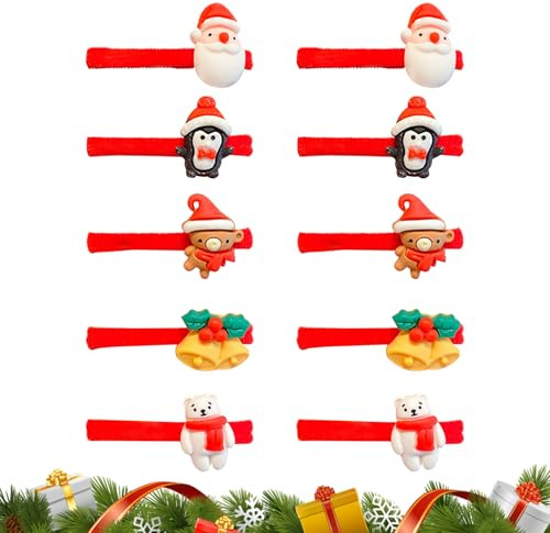 Kinder Haarschmuck Weihnachtsstil – süßes Rentier Haargummi, schonendes Zopfband ohne Haarbruch, flexibles Design für Babys, festlicher Look, langlebige Verarbeitung | Party Winter Fotoshooting