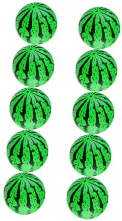 HOOTNEE 10 Palloni da Spiaggia Gonfiabili a Forma di Anguria Palline da Piscina Leggere in PVC Giocattoli per per Feste e Giochi All’Aperto