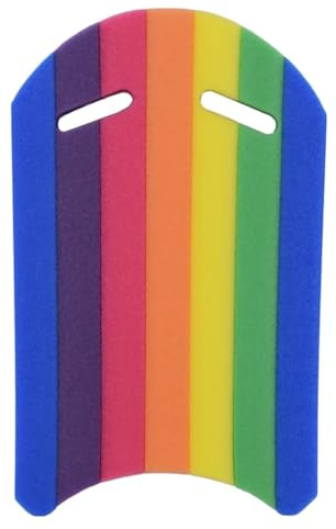 Tumintu Kinder Erwachsene Rainbow Swimming Kickboard Foam Float Kick Board Pool Trainingshilfe Float Hand Foam Board Tool