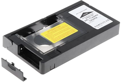 ALCXAZS Kassettenadapter VHS C Kassettenadapter Konverter ermöglicht einfaches Abspielen Konverter ist EIN Geschenk für ältere Familienmitglieder und