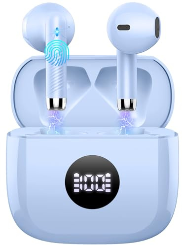 Jxrev 2026 Cuffie Bluetooth Auricolari Bluetooth 5.4, Cuffie Wireless con 4 ENC Cancellazione Rumore Mic, 40 Ore di Riproduzione, Cuffie Senza Filo HiFi Stereo