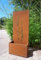 Pare-vue de jardin en métal rouille Clôture avec fleurs Décoration de jardin edelrost Pare-vue mural pf0022 120 * 50 * 25 cm