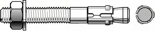 Blister de 5 goujons d'ancrage T D. 12 x LT. 220 mm version zinguée ATE Option 7 - PO07464BL - Alsafix