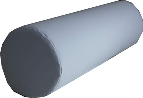Kissen-Fabrik Nackenrolle Nackenkissen – Entlastet Halswirbelsäule – Viscoschaum 38x11 cm (medizinisches Kunstleder)