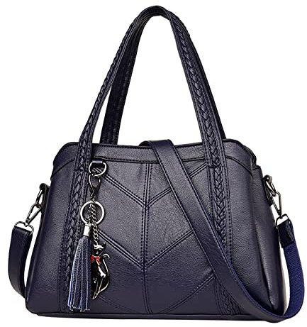 meiodtion Handtasche Damen Umhängetasche Klein Mittelgroß Damen Tasche Handtasche Weiches Große Kapazität Umhängetasche Frauen Tasche Luxus Geldbörsen Beuteltasche Damen Mini Tasche Damen