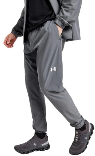 Under Armour Vanish Pantalon de survêtement hybride pour homme – Castlerock coupe décontractée, tissu respirant 100 % polyester, gris, XL