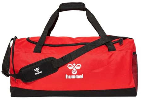 hummel Unisex hmlCore 2.0 Sports Bag, Black/Red, Small