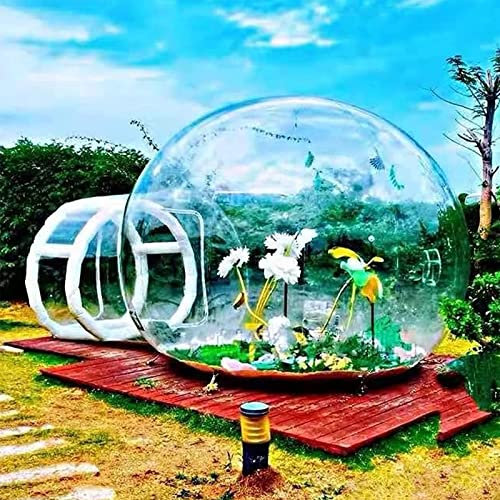Stjärnhimmel bubbeltält uppblåsbart bubbelhus klar himmel tält kupol läger tält hus självuppblåsbart klar himmel stjärnhimmel bubbla hus tillämpligt, 4,9 m intressant