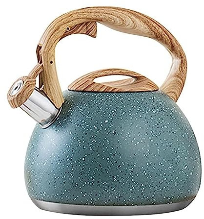 Bouilloire ThéIère Bouilloire À Thé Sifflante De 2,8 L En Acier Inoxydable Avec Poignée Résistante À La Chaleur Pour L'induction De Gaz Bouilloire Vintage