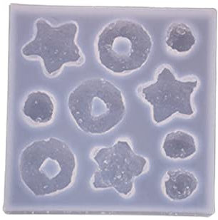 Moule en silicone pour décoration de gâteau en forme de lune et d'étoile - Moule à chocolat pour sucettes - Facile à nettoyer - Moules à sucettes de Noël pour bonbons durs et chocolat