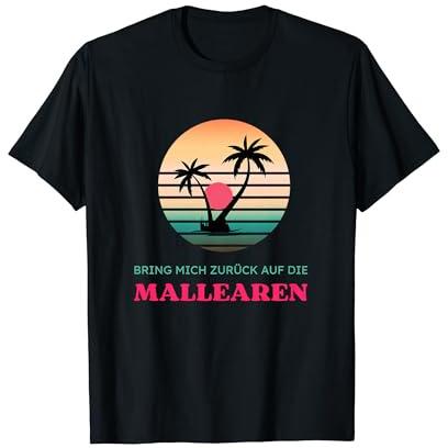 Mallearen Mallorca Malle lustig König Bier Outfit Strand fun T-Shirt