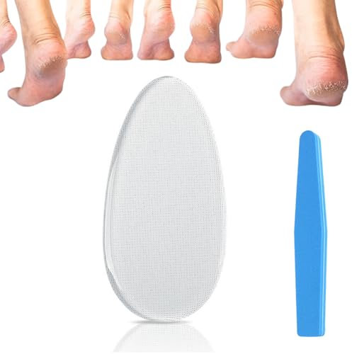 Laenia Nanoglas-Fußfeile,2in1 Nano-Glas Hornhautentferner, Glas-Fußfeilen-Schwielenentferner,Hochwirksame Hornhautfeile Tote Harte Haut, Harte Risse, Geeignet Für Frauen Und Männer (B)