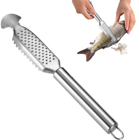 Fischentschupper edelstahl, Fischentschupper Edelstahl entferner Fisch entschuppen, fischschuppenschaber für schnellere und einfachere fischschuppen hautentfernung peeling
