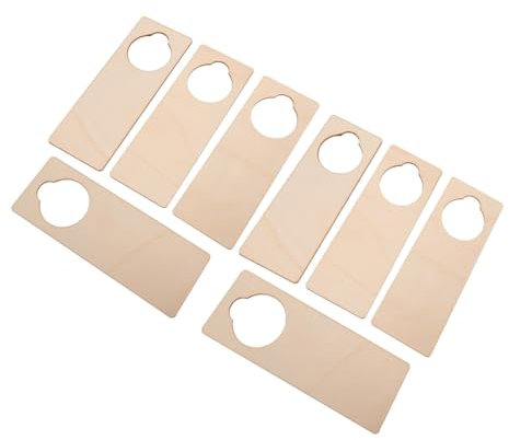 DIYEAH 20stücke Türschilder Blanko Hängeschild Unlackierte Holzplatten Für Heimwerker Deko Und Kreative Projekte Für Gestaltung