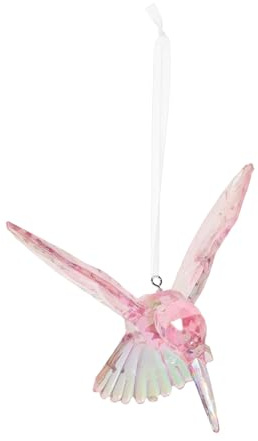 DRESSOOS Acryl Hummingbird Ornament Schimmerndes Transparentes Vogel-hängedekor Für Weihnachtsbaum Und Kinderzimmer Leicht Und Langlebig Für Festliche Anlässe